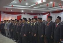 Pelantikan 30 Anggota DPRD Kabupaten Bengkulu Utara Periode 2024-2029