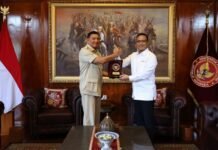 Menhan Sjafrie Terima Kunjungan Direktur Utama Pertamina, Bahas Pertahanan dan Ketahanan Energi