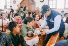 Di Tengah Suasana Natal, Kemensos Salurkan Rp5,4 Miliar untuk Korban Banjir Sulsel