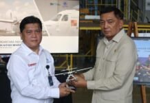 Menhan Sjafrie Kunjungi PT DI, Tekankan Peran Penting Kedirgantaraan Indonesia