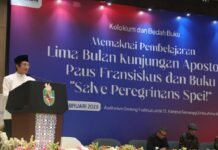 Menag Kenalkan Konsep Kurikulum Cinta di Universitas Katolik
