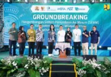 Wamen Diana Hadiri Groundbreaking Pengembangan SPAM Bandung Timur/Kertasari