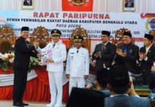 Sertijab Bupati dan Wakil Bupati, Ketua DPRD: Momentum Baru untuk Bengkulu Utara Lebih Maju