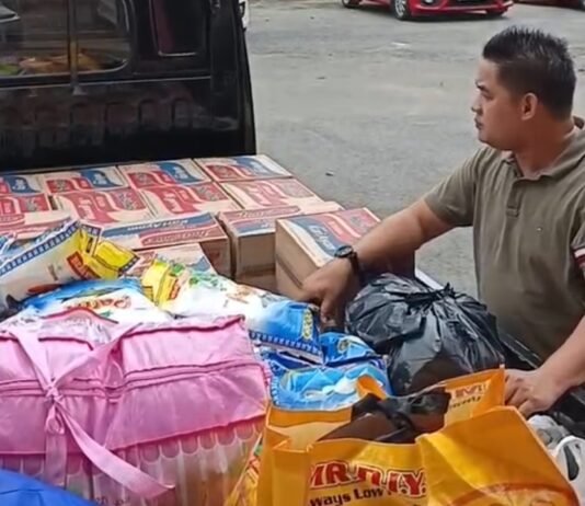 Kapolsek, Danramil, dan Camat IB Satu Kompak Peduli Korban Kebakaran