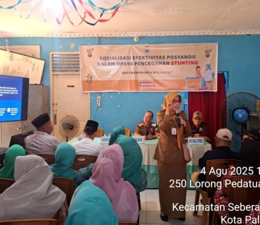 Cegah Stunting, Kelurahan 12 Ulu Berikan Edukasi dan Gizi Tambahan untuk Balita
