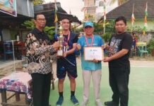 Lurah 16 Ulu Dukung Penuh Gelaran Turnamen Voli antar RT, RT 18 Raih Juara Pertama