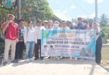 Pemdes Karang Anyar Gelar Monev Pembangunan Saluran Irigasi dan Peningkatan JUT