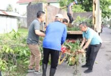 Sinergi Warga dan Lurah Sungaibuah Jadikan Pinggir Jalan Lebih Indah dan Aman