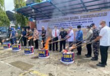 Tutup Tahun dengan Aksi Tegas, Bea Cukai Sumbagtim Musnahkan Barang Ilegal Bernilai Puluhan Miliar Rupiah