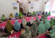 Lurah Plaju Ulu Hadiri Pengajian Bulanan Ibu-Ibu NU, Tegaskan Dukungan Terhadap Nilai Keagamaan