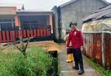 Wujudkan Lingkungan Bebas Banjir, Lurah 16 Ulu Pererat Gotong Royong Warga