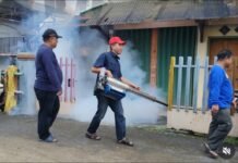 Ilir Timur Dua Siaga DBD, Plt Camat Susanto Umar Pastikan Fogging Menjangkau Wilayah Padat Penduduk