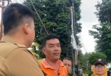 Pastikan Kenyamanan Pengendara, Plt. Camat Kertapati Pantau Titik Perbaikan Jalan Kiai Marogan