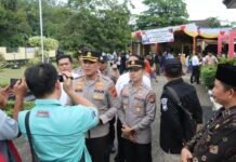 Kunjungi Polsek Sanga Desa, Kapolres Muba AKBP Ruri Prastowo Tekankan Sinergi dan Pelayanan Humanis