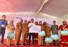 Kolaborasi Tangguh, Camat Jakabaring dan Damkar Palembang Siagakan Warga di 9-10 Ulu