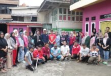 Sekcam Seberang Ulu Dua Ajak Warga Perbatasan Putus Rantai Kebiasaan Buang Sampah ke Sungai