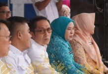 Momen Kehangatan Bazar Ramadhan, Plt Camat Kertapati dan dr. Jeane Andini Dukung Produk UMKM