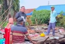 Respons Cepat Camat Plaju Tangani Musibah Rumah Roboh di RT 31