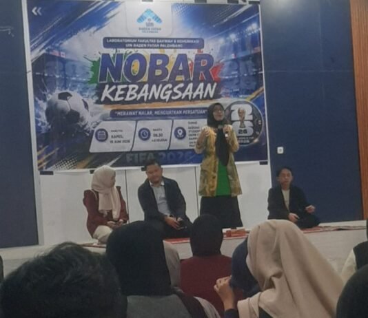 Sepakbola dan Persatuan jadi topik utama Nobar Kebangsaan Laboratorium Fakultas Dakwah dan komunikasi