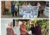 Kalidoni Tersenyum Jadi Jembatan Kepedulian, Camat Kalidoni Serahkan Bantuan Sembako kepada Warga