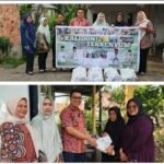 Kalidoni Tersenyum Jadi Jembatan Kepedulian, Camat Kalidoni Serahkan Bantuan Sembako kepada Warga