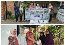 Kalidoni Tersenyum Jadi Jembatan Kepedulian, Camat Kalidoni Serahkan Bantuan Sembako kepada Warga