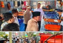 Tingkatkan Mitigasi Bencana, Camat Kertapati Gandeng BPBD Sumsel dan DPR RI di Halaman Kantor Camat